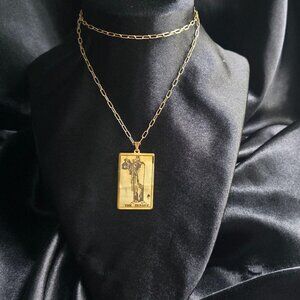 The Hermit Tarot Necklace